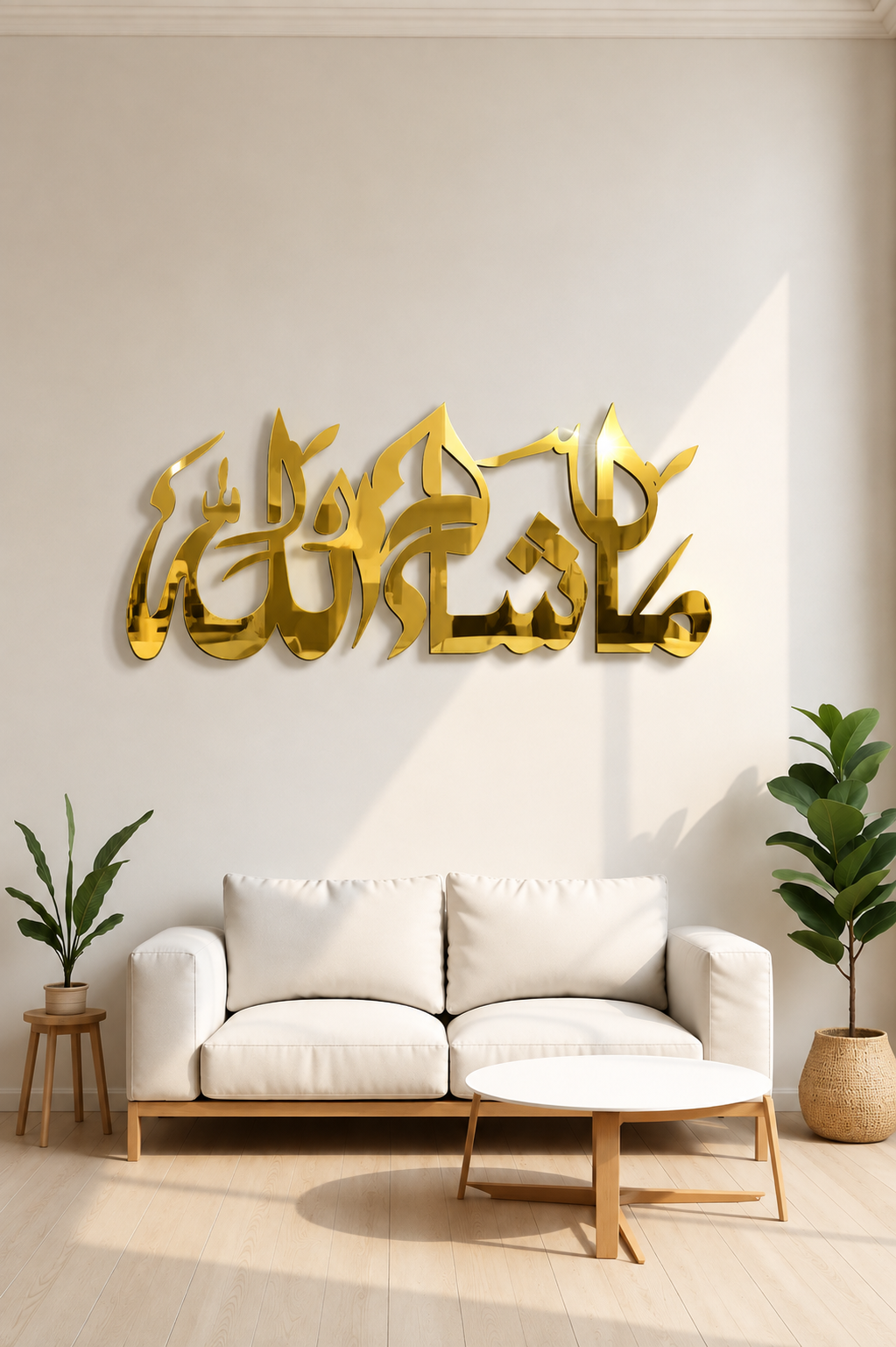 MASHA ALLAH ISLAMIC ACRYLIC CALLIGRAPHY WALL ART