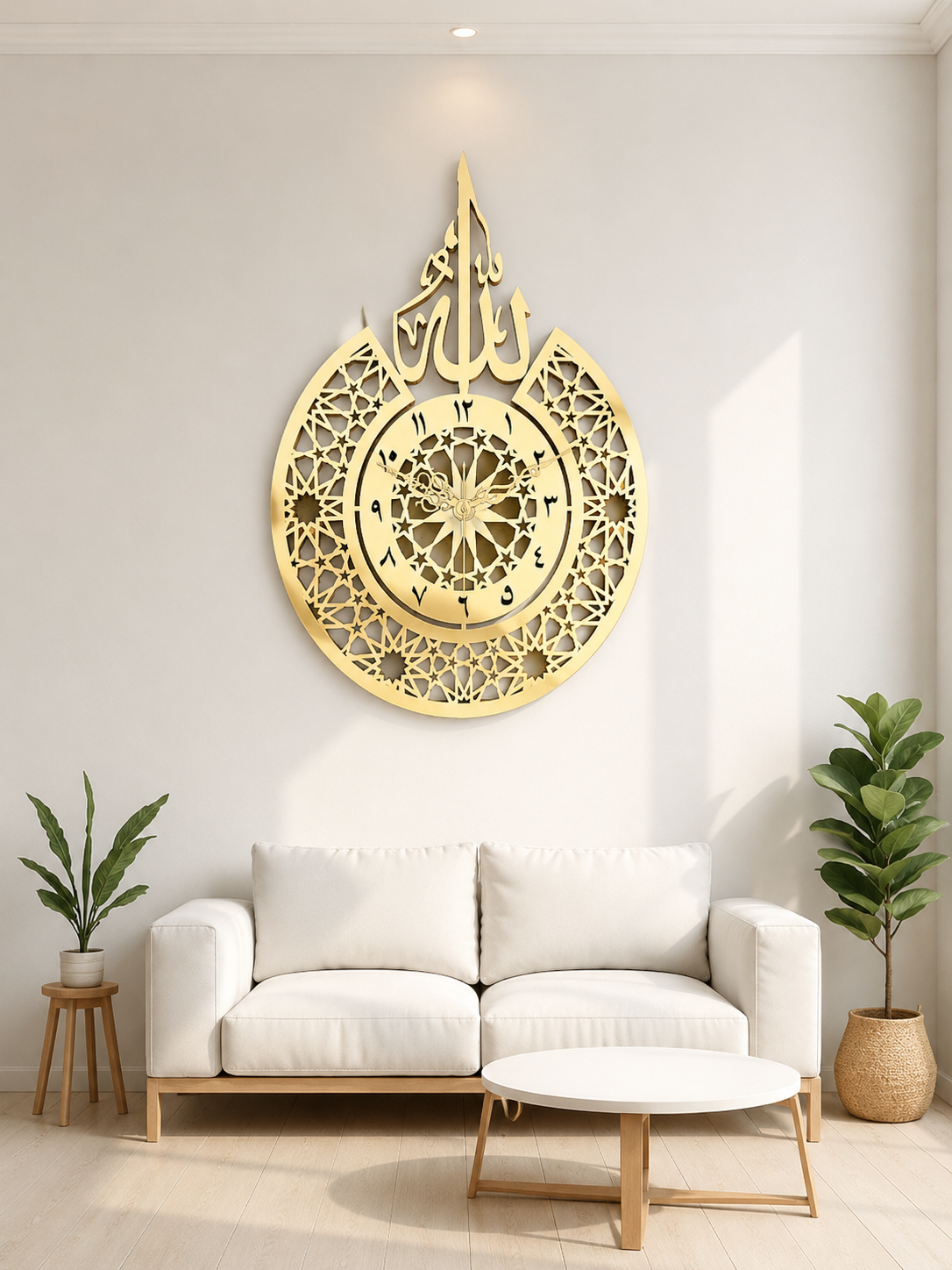 ALLAH ACRYLIC WALLA CLOCK