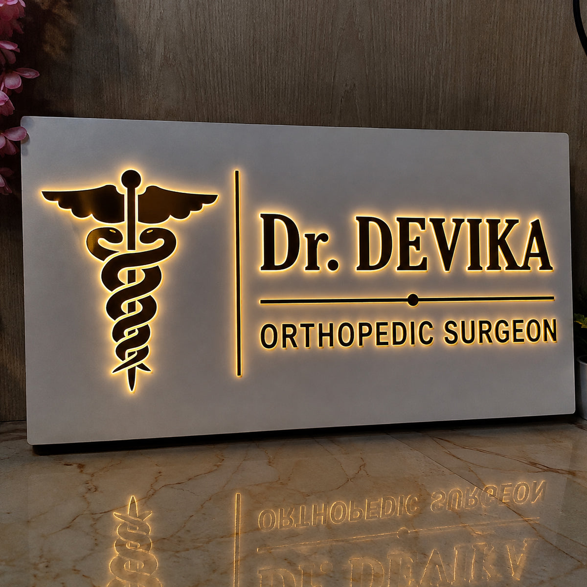 ACRYLIC LED NAME BOARD