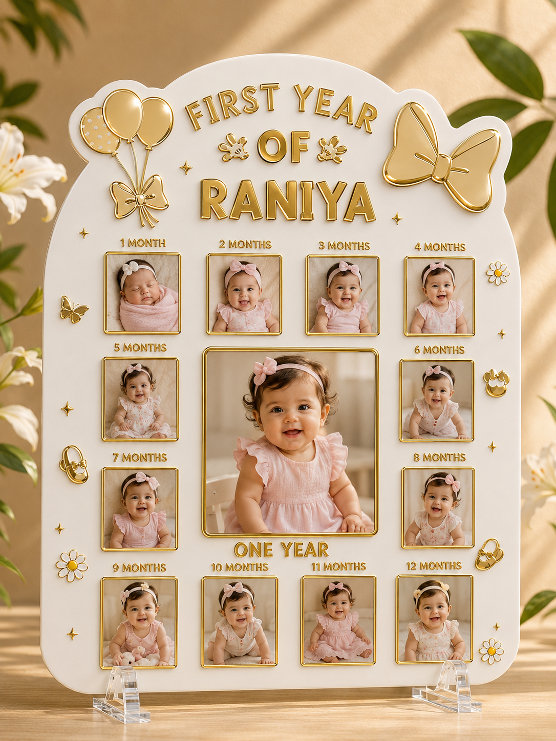 BABY ONE YEAR PHOTO FRAME