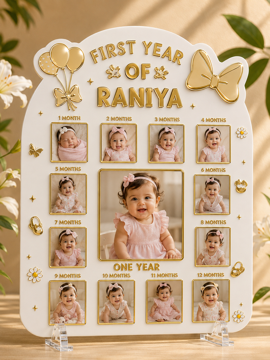 BABY ONE YEAR PHOTO FRAME
