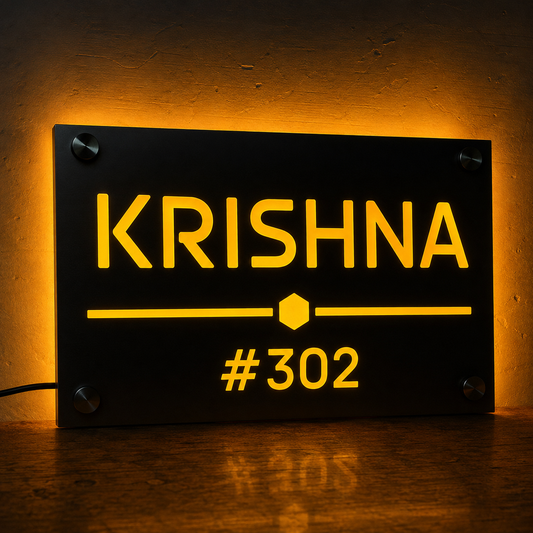 ACRYLIC LED NAME BOARD