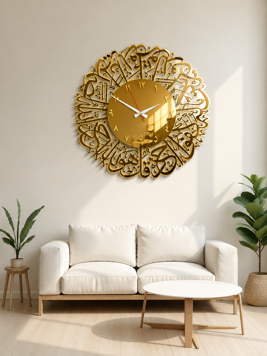 Surah Al Ikhlas Islamic Wall Clock