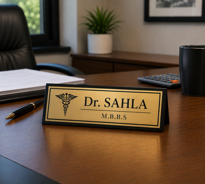 DESKTOP NAME PLATE
