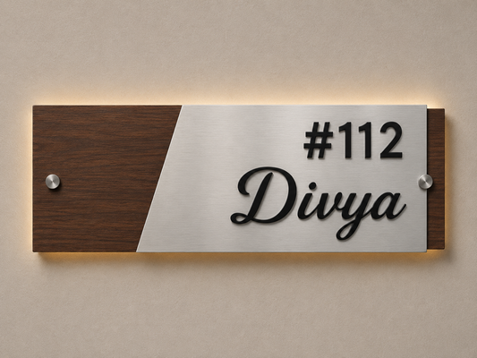 ACRYLIC LED NAME BOARD