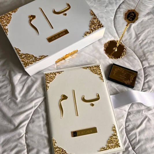 NIKAH BOOKLET WITH BOX