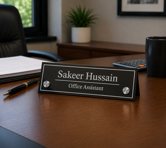 DESKTOP NAME PLATE