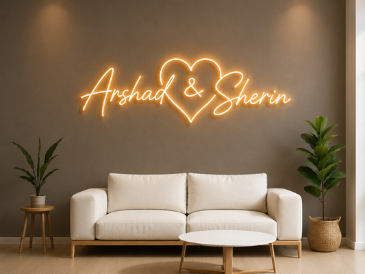 COUPLE NAME NEON