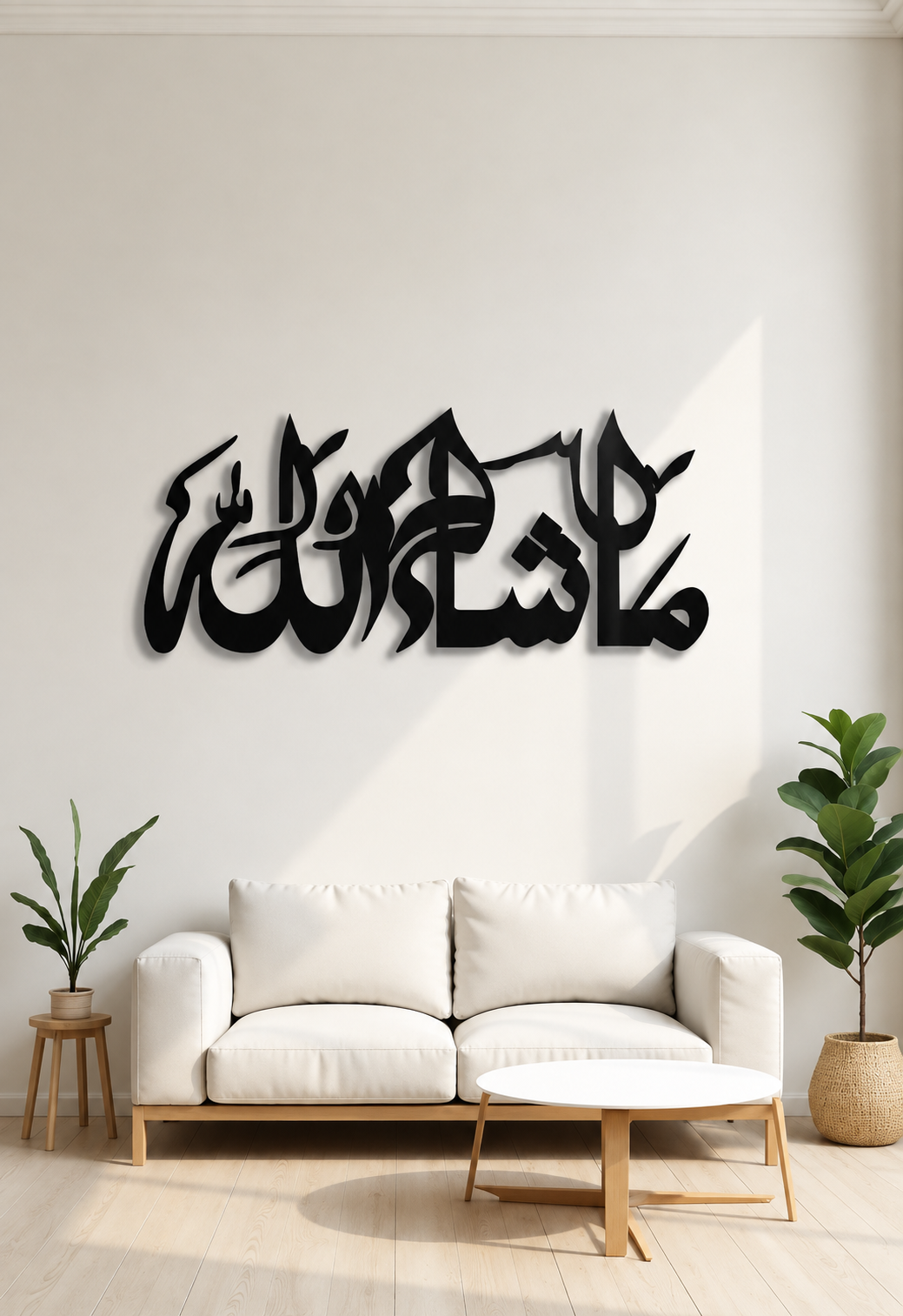 MASHA ALLAH ISLAMIC ACRYLIC CALLIGRAPHY WALL ART