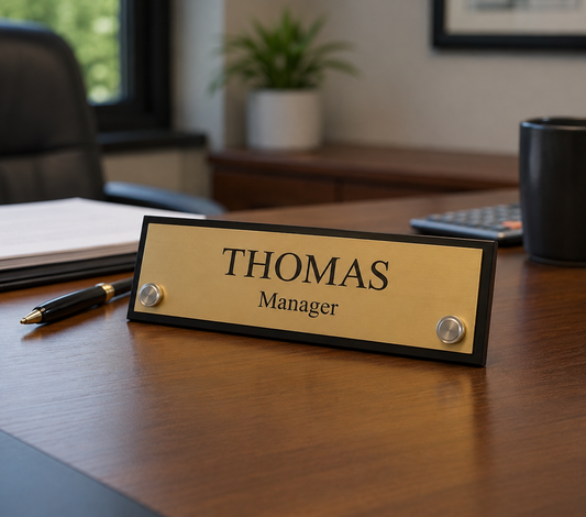 DESKTOP NAME PLATE